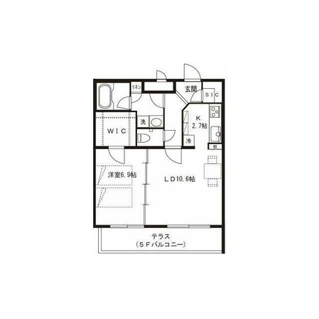 ガーデン千歳船橋の物件間取画像